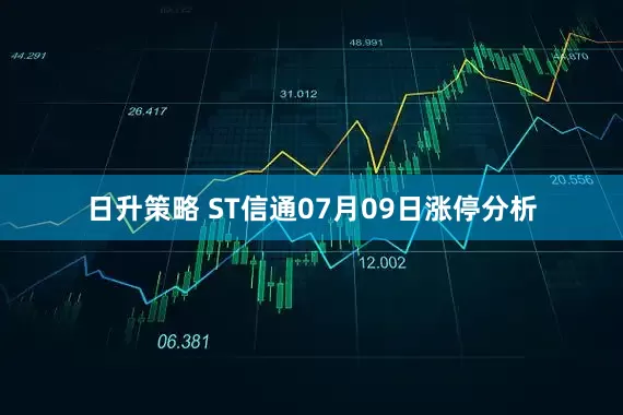 日升策略 ST信通07月09日涨停分析